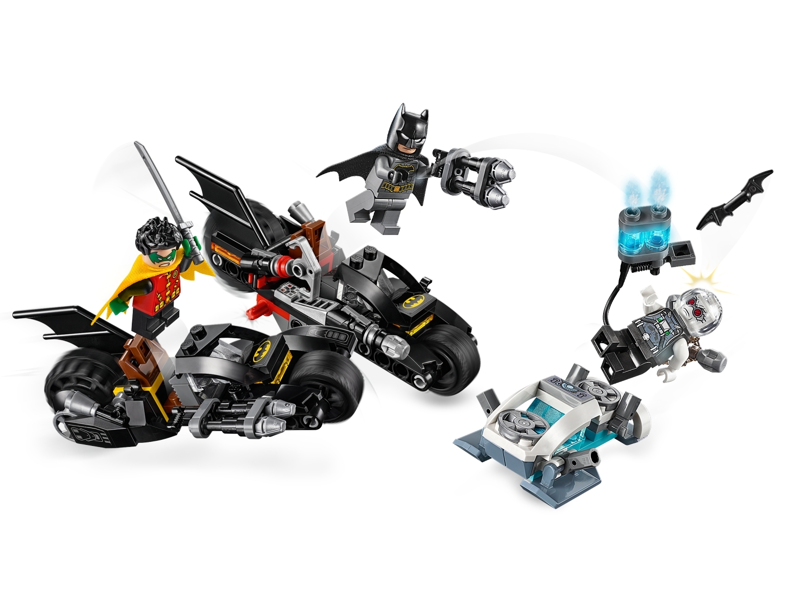LEGO Batman Moto Voiture avec Notice et Autocollent de 76118 Neuf 