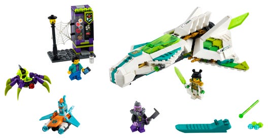 LEGO 80020 - Hvid dragehest-jet