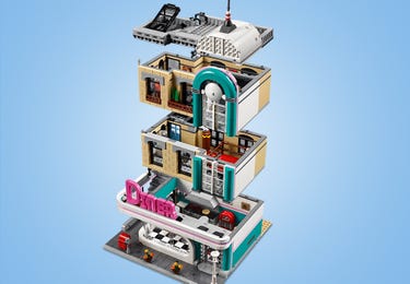Lego Creator Bricklink Downtown Diner Downtown Diner 10260