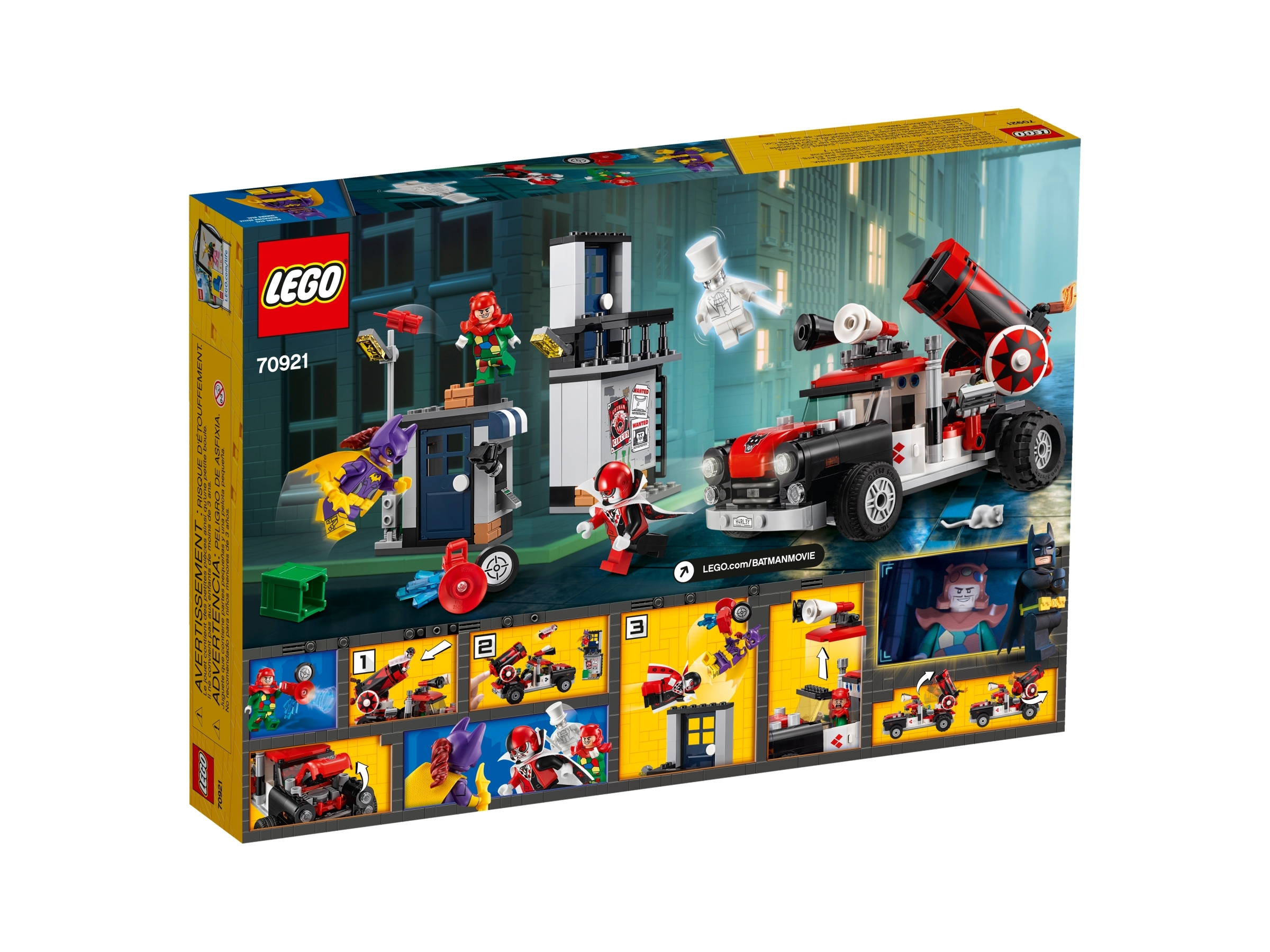 Lego The Batman Movie 70921 Harley Quinn Attack Minifig Minifigure Batgirl w Gun 