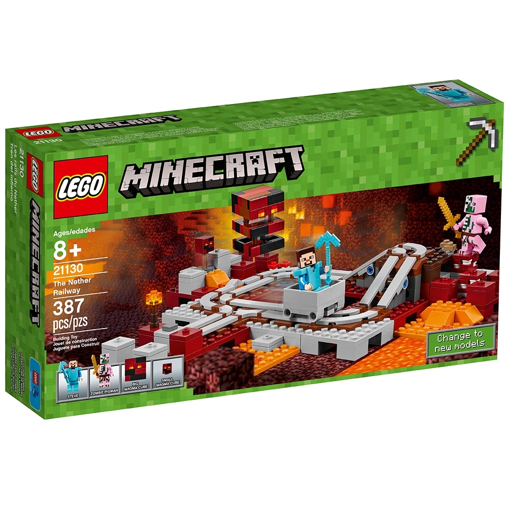 The Nether Railway 21130 | Minecraft® | Buy online at the Official LEGO®  Shop MX