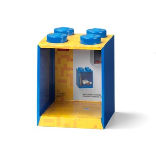 4-Stud Brick Shelf – Blue
