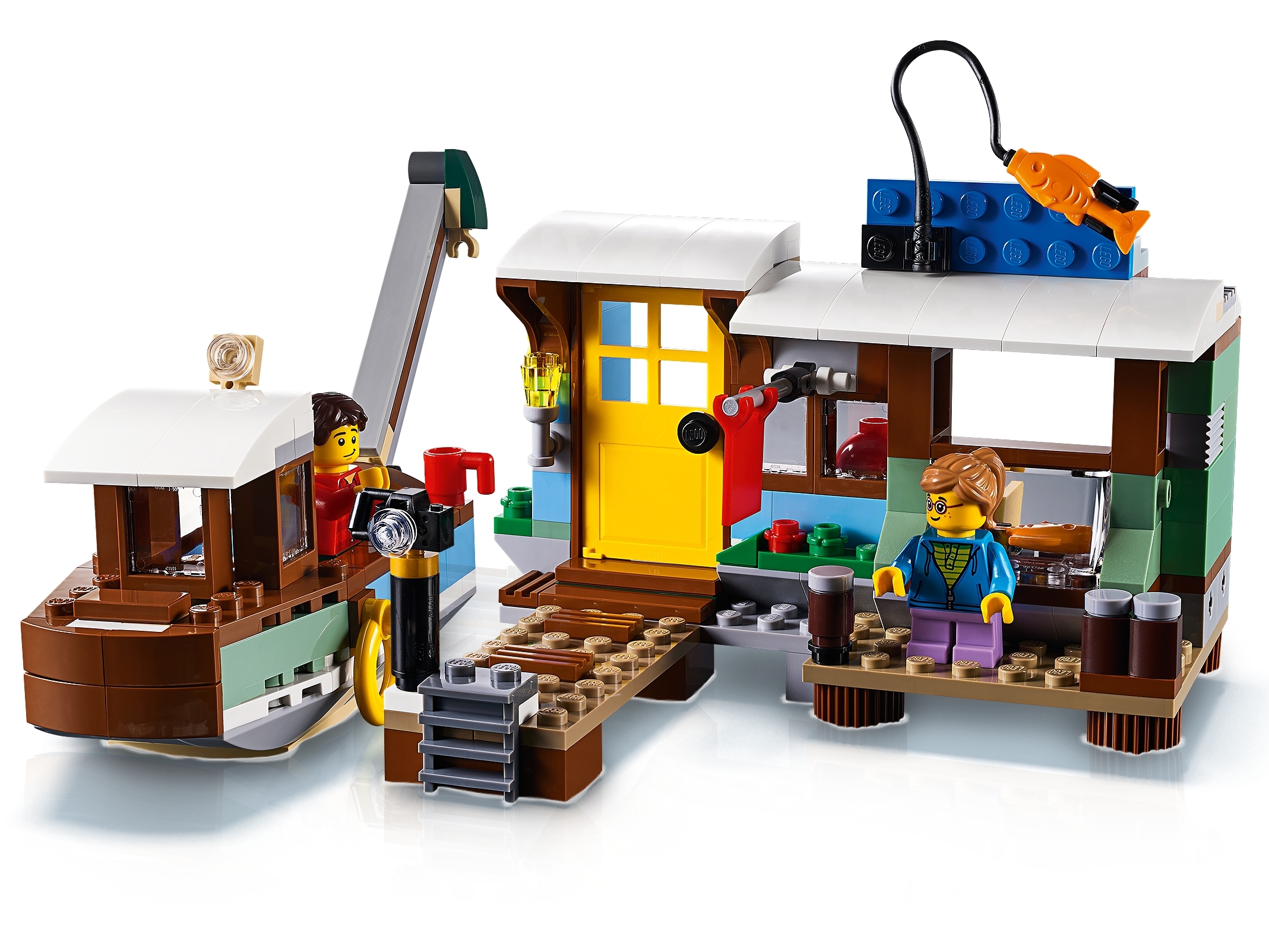 LEGO 31093 Creator 3in1 Hausboot Boot Krokodil Flugzeug Neu OVP Sammlerkarton 