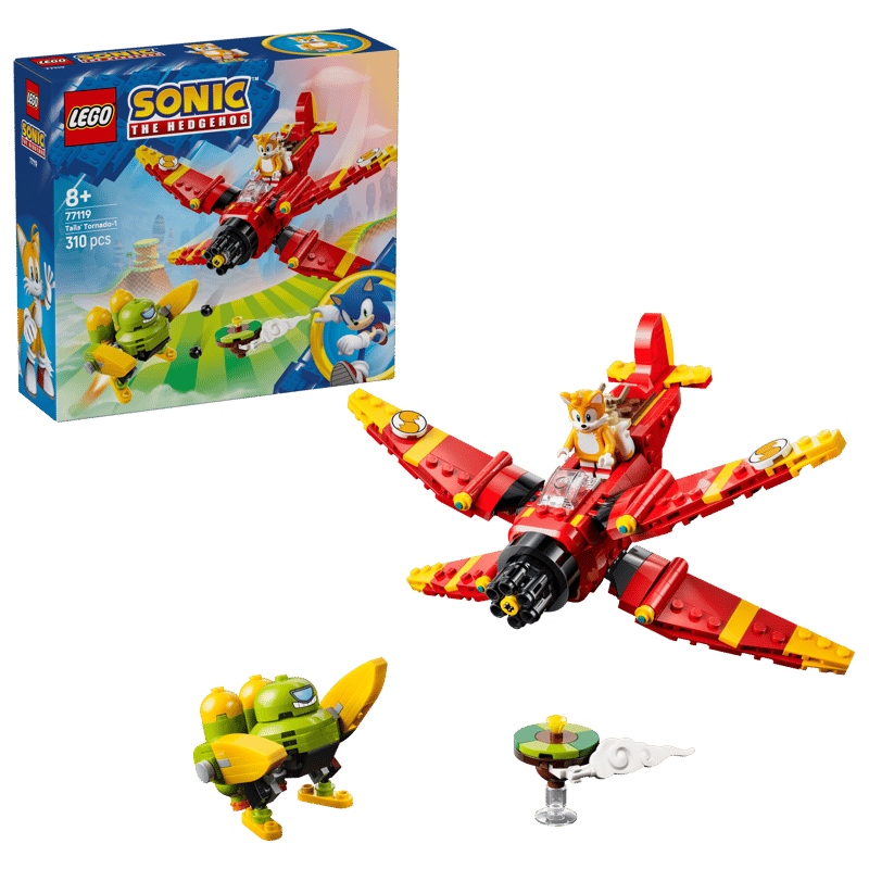 Літак Тейлза «Торнадо-1» 77119 | LEGO® Sonic the Hedgehog Літак Тейлза «Торнадо-1» 77119 | LEGO® Sonic the Hedgehog