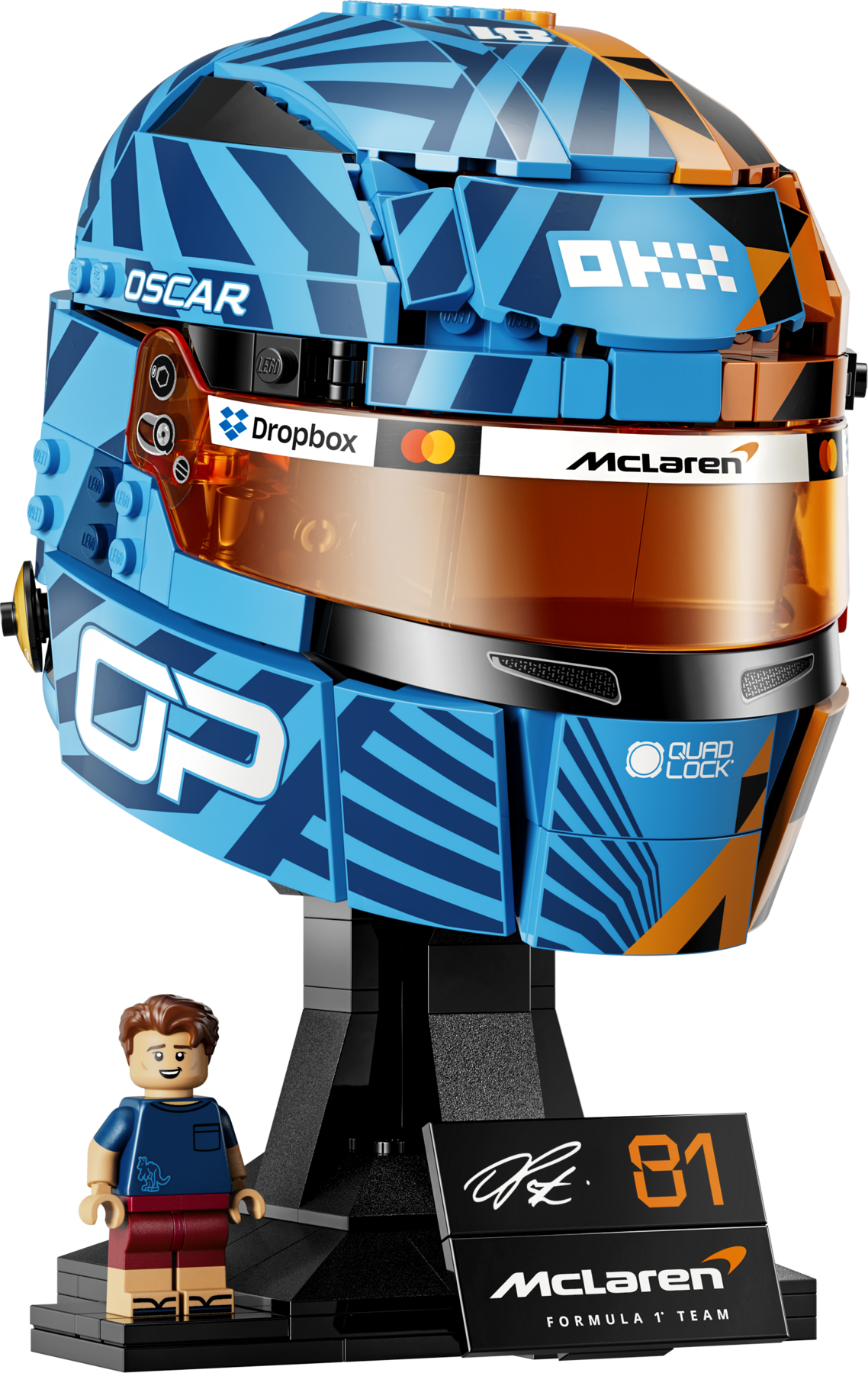 McLaren Mastercard F1® Team: Casco de Oscar Piastri