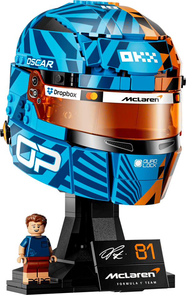 LEGO 43017 McLaren Mastercard F1® Team Casque d’Oscar Piastri