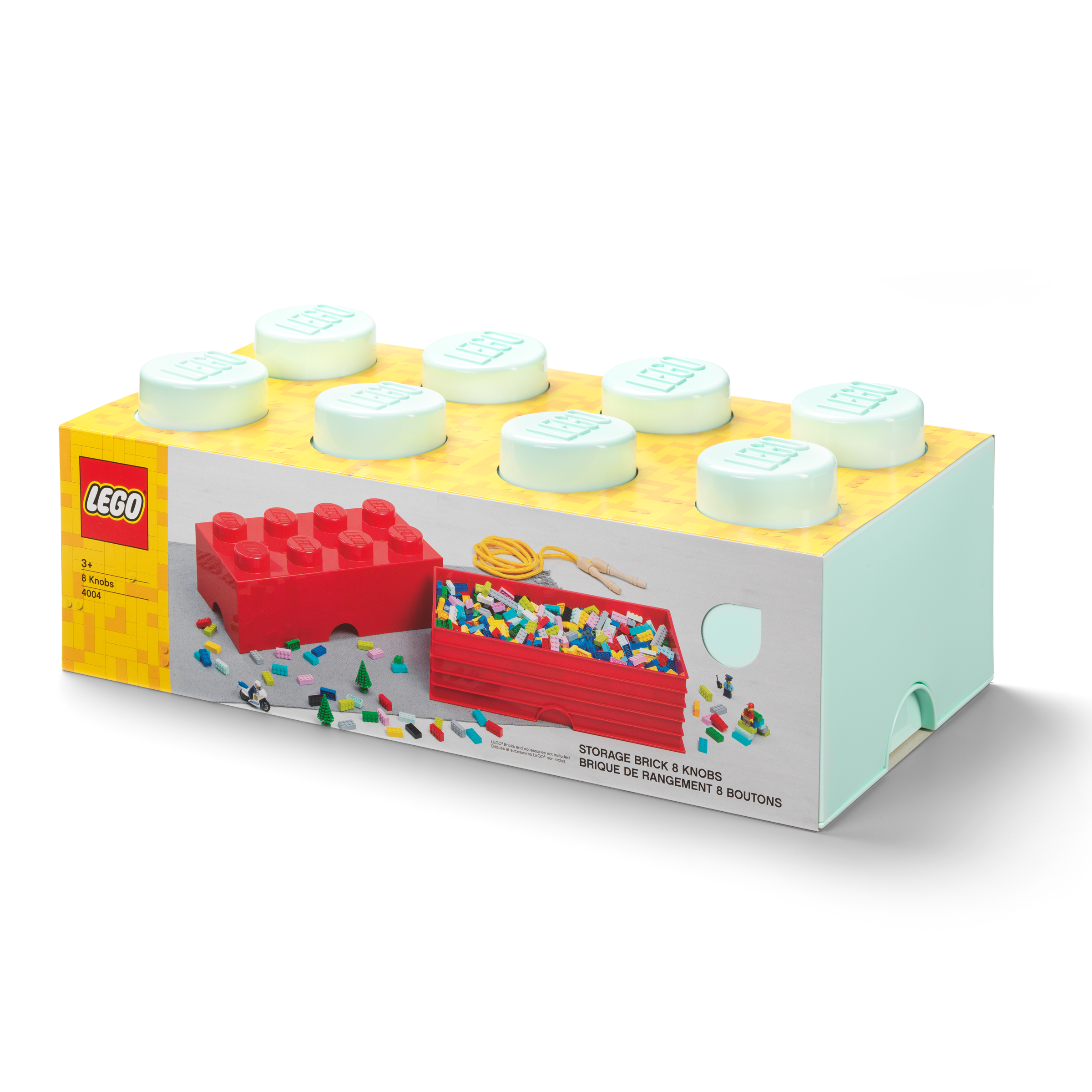 LEGO MINI 8 STORAGE BOX FOR SMALL SNACKS - 9 COLOURS FREE P&P CHECK SIZE  PLEASE