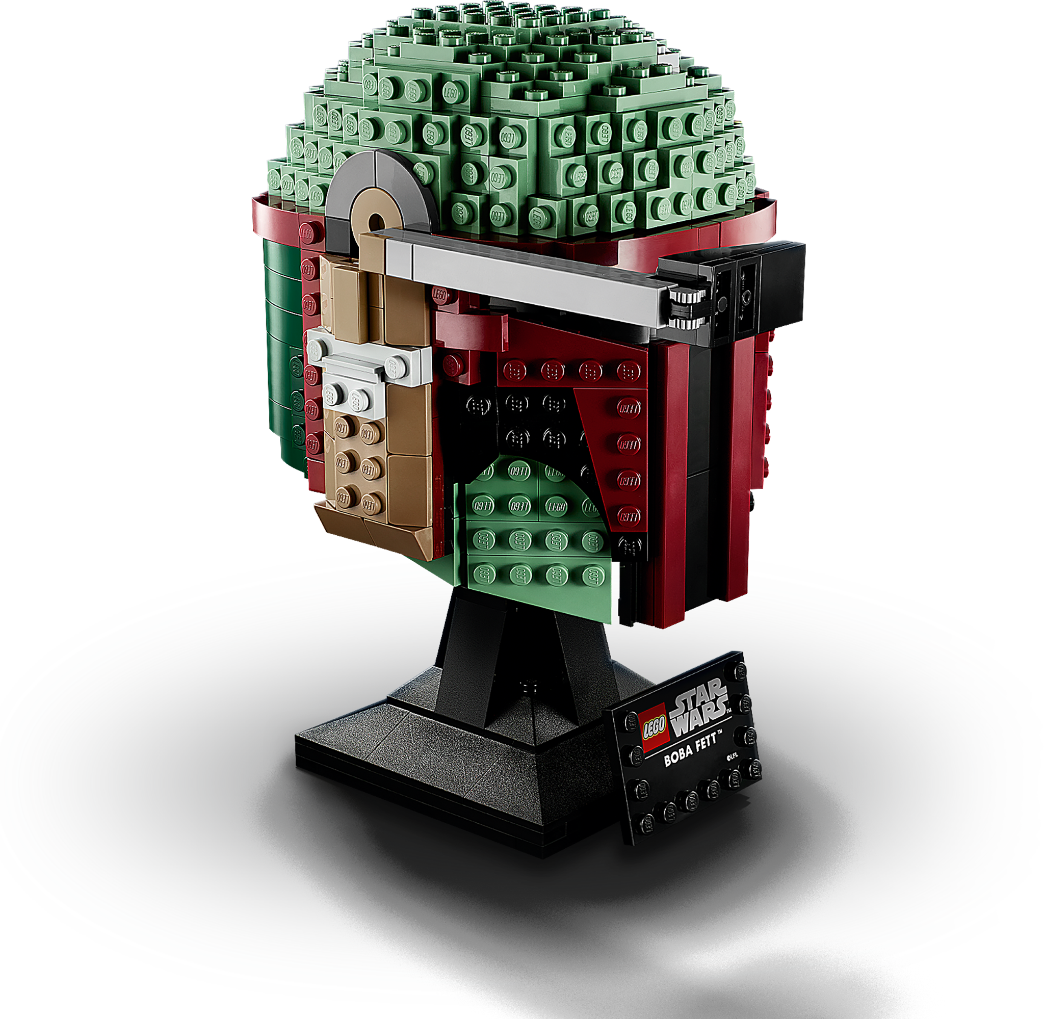 2009-NUOVO LEGO Star Wars-Boba Fett casco Rosso scuro mette in luce-ULTRA RARA 