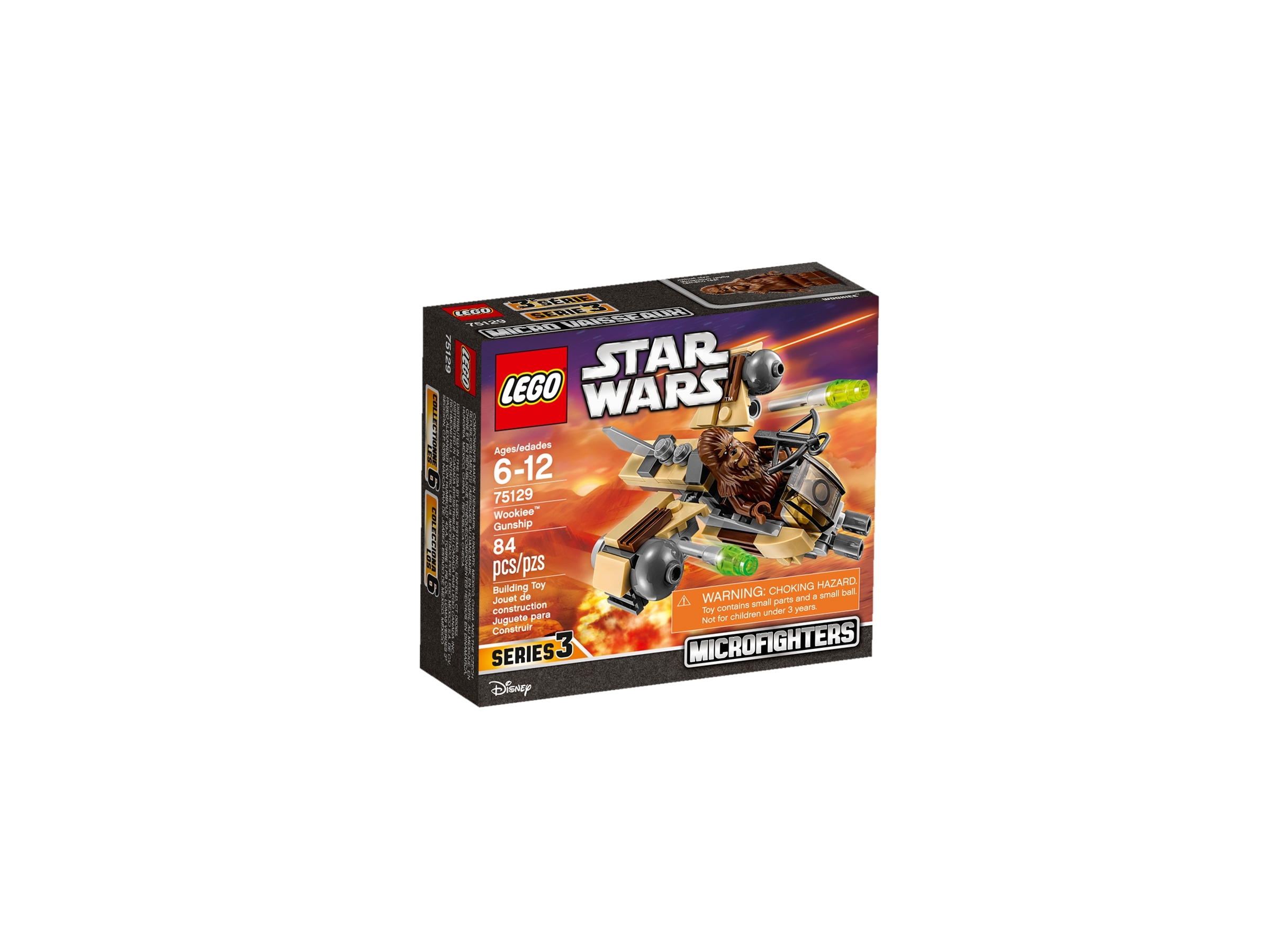 Lego Star Wars 75129 Microfighters  Series 3 Wookiee Gunship Wookiee Warrior BA