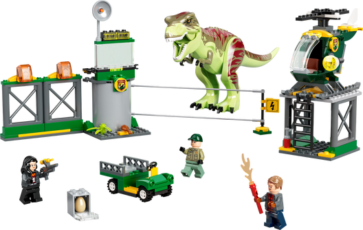 LEGO 76944 - T. rex på dinosaurflugt