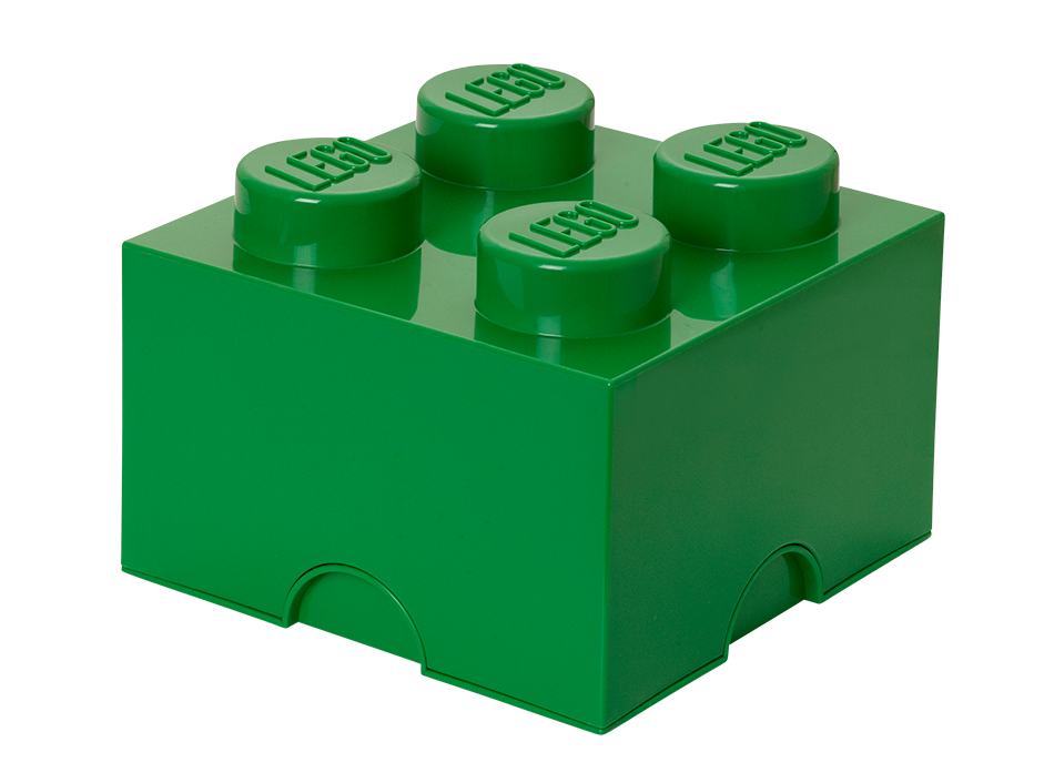 LEGO STORAGE MINI Snackbox 4 VERDE CHIARO Perfeckt nel pane BARATTOLO Scuola Lunchbox Green 