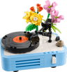 Record Player with Flowers
