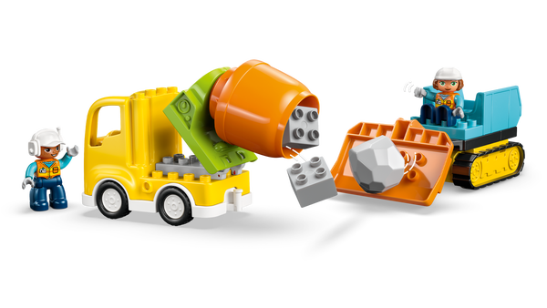 LEGO 10476 Le chantier et les véhicules de construction 3-en-1 — visuel 4 sur 8