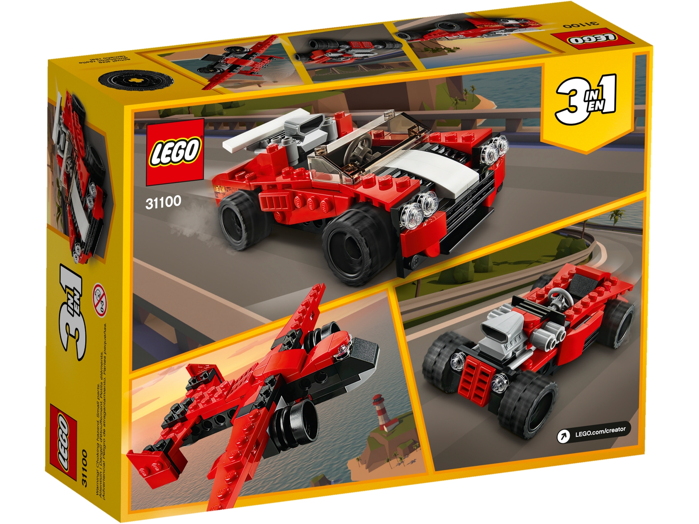 At understrege uberørt slids Sports Car 31100 | Creator 3-in-1 | Buy online at the Official LEGO® Shop US