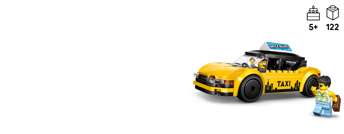 Yellow Taxi 60487 | City | Buy online at the Official LEGO® Shop US