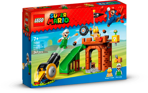 LEGO 72061 Affrontement de Luigi de feu contre Koopa — visuel 2 sur 6