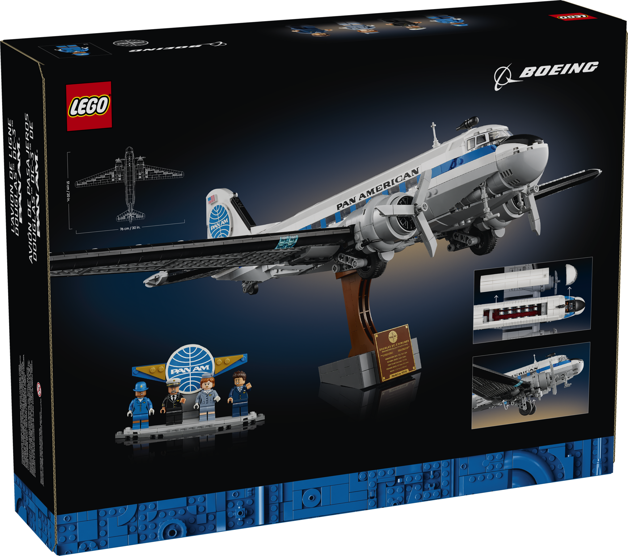 Douglas™ DC-3™ PAN AM® Airliner 11378 | LEGO® Icons | Buy online