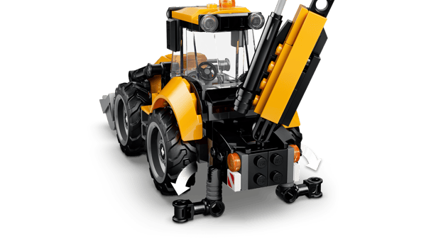 Yellow Backhoe Loader - Image 8