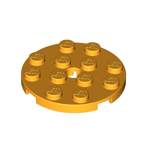 PLATE 4X4 ROUND W. SNAP