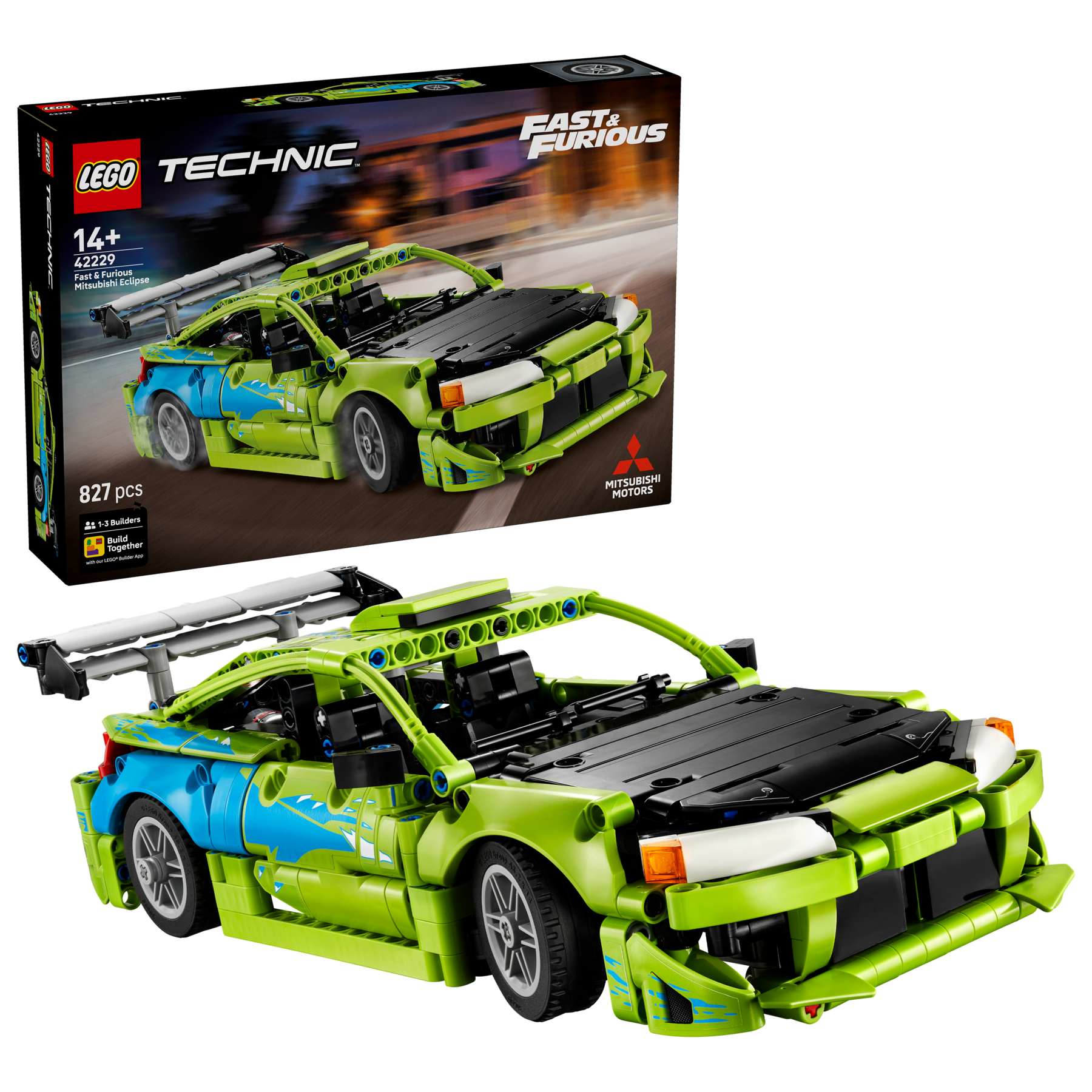 Форсаж Автомобіль Mitsubishi Eclipse 42229 | Technic | Купуйте
