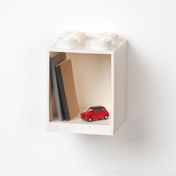 4-Stud Brick Shelf – White - Image 4