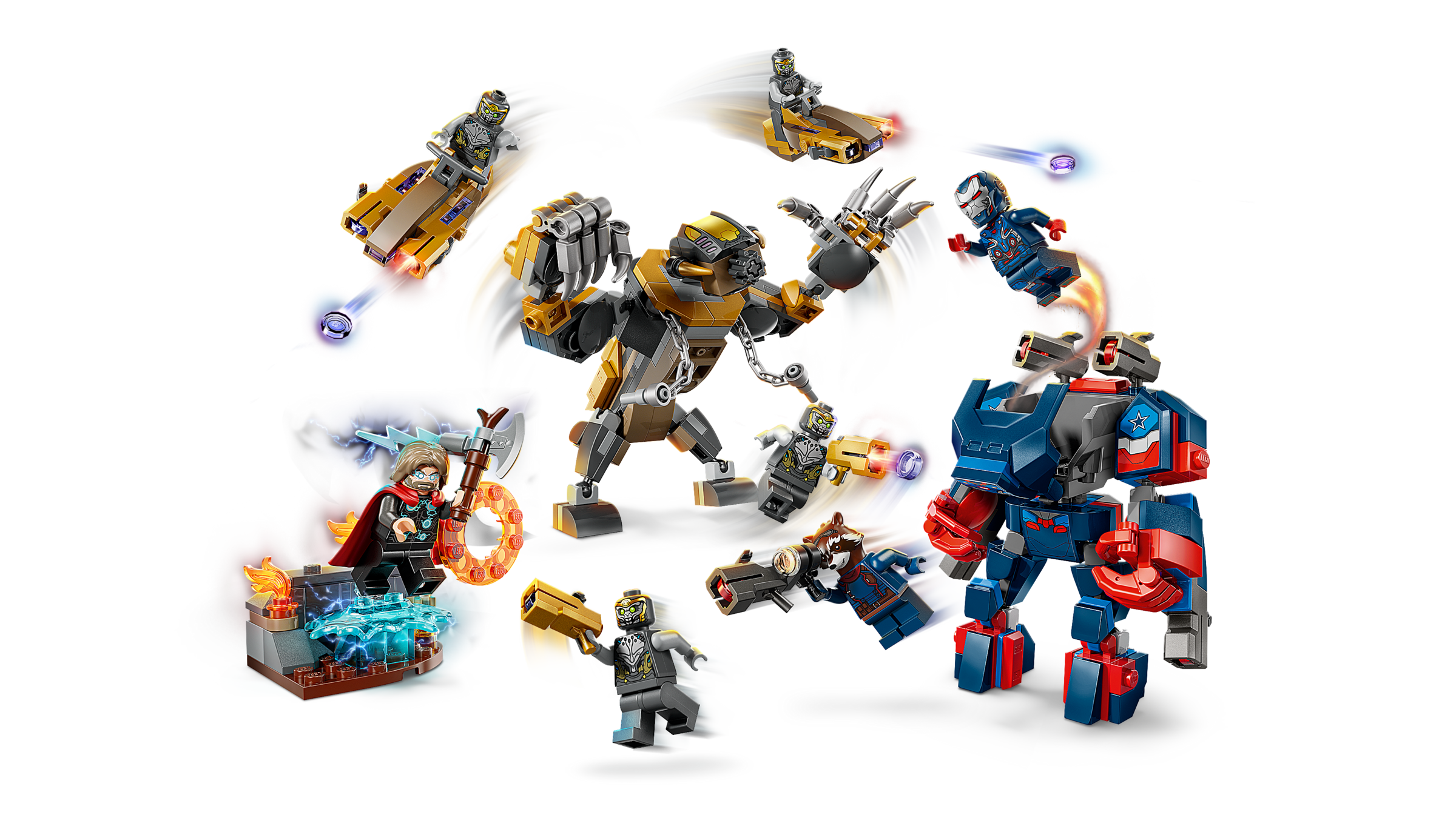 Avengers: Endgame Thor vs. Chitauri 76322 | Marvel | Buy online at