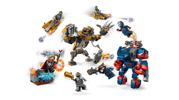 LEGO 76322 Avengers : Endgame Thor contre Chitauri — visuel 3 sur 8