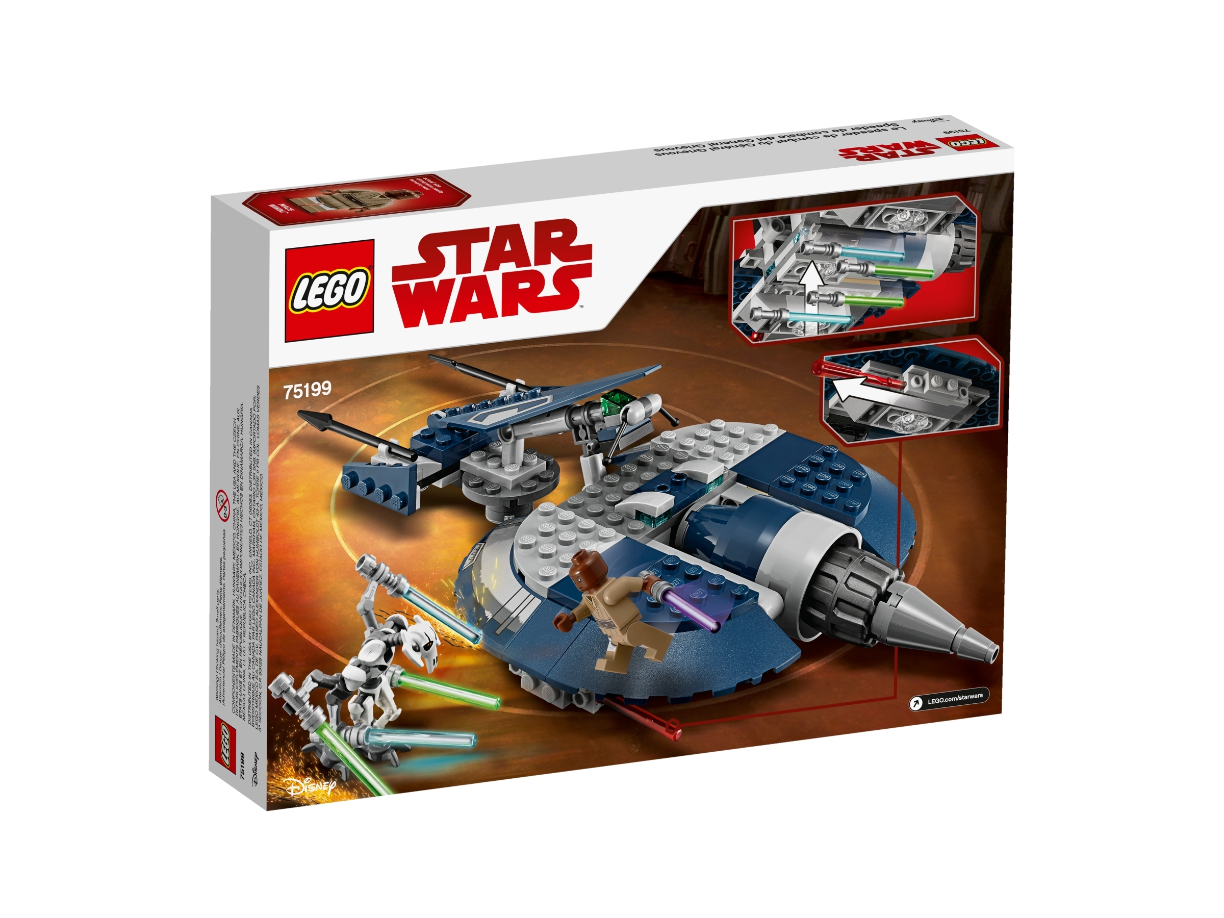 LEGO Star Wars 2018 General Grievous/' Combat Speeder for sale online 75199