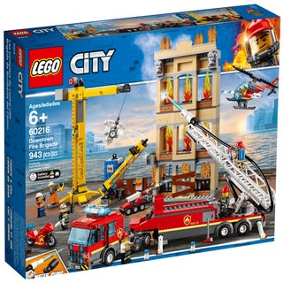 leer moed Megalopolis Brandweerkazerne in de stad 60216 | City | Officiële LEGO® winkel NL