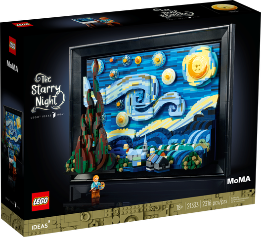 Vincent van Gogh - La Nuit étoilée 21333 | Ideas | Boutique LEGO® officielle FR 