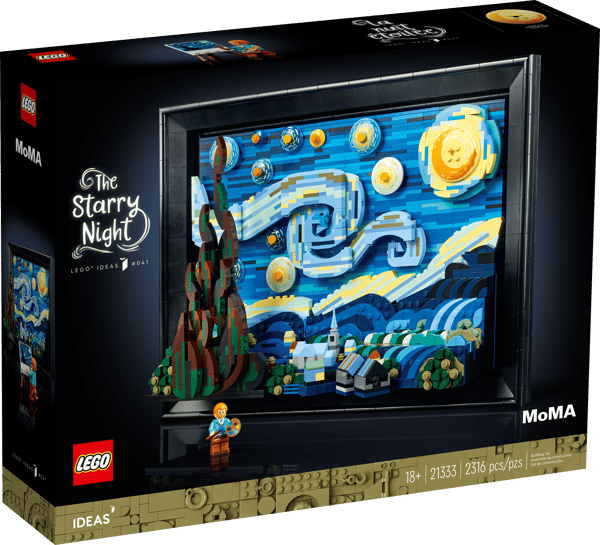 LEGO 21333 Vincent van Gogh - La Nuit étoilée — visuel 2 sur 8