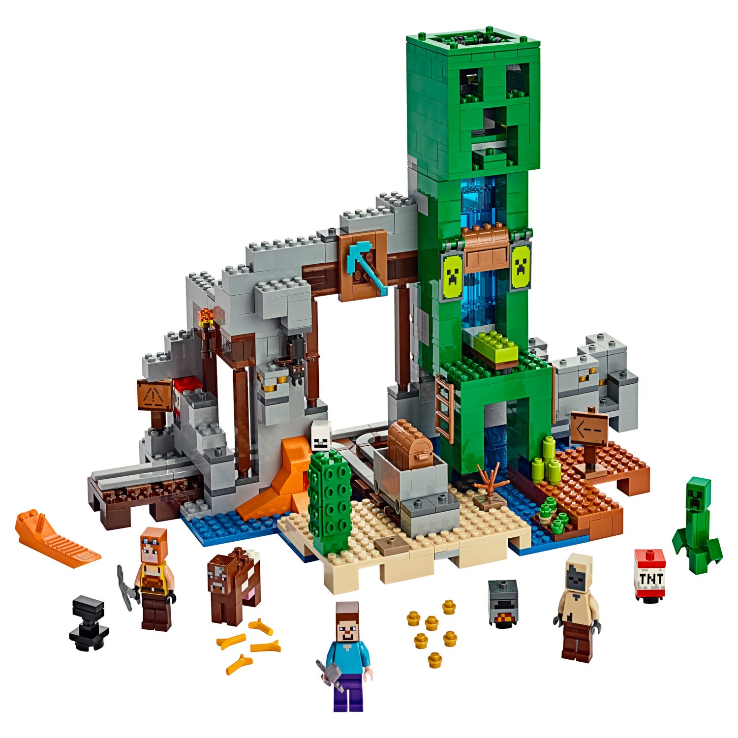 wildernis Specialist Vroegst De Creeper™ mijn 21155 | Minecraft™ | Officiële LEGO® winkel BE