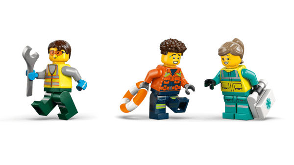 LEGO 60505 Avion, camion d’assistance et aéroglisseur modulable — visuel 7 sur 8