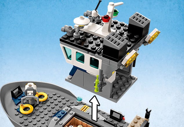 LEGO® 76942 Jurassic World L'Évasion en bateau du Baryonyx