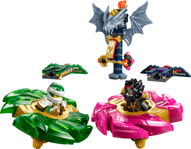 LEGO 71875 Lloyd vs. Ras Spinner Battle, official product image