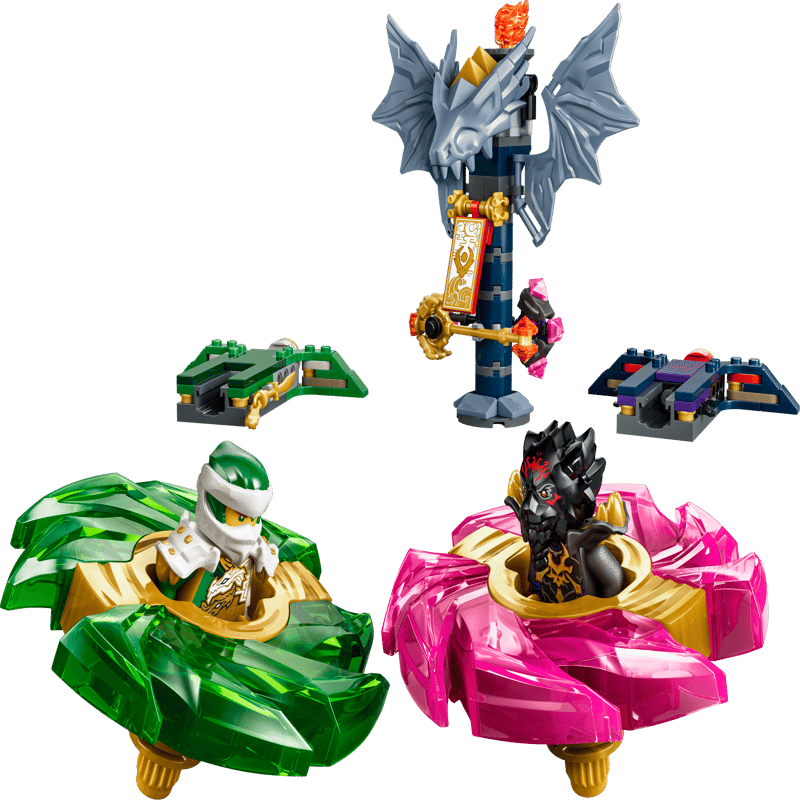 Battaglia tra spinner: Lloyd vs. Ras — set LEGO 71875