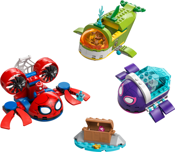 LEGO 11207 Spidey : les véhicules sous-marins