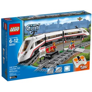 personalidad Aumentar saltar Tren de Pasajeros de Alta Velocidad 60051 | City | Oficial LEGO® Shop ES