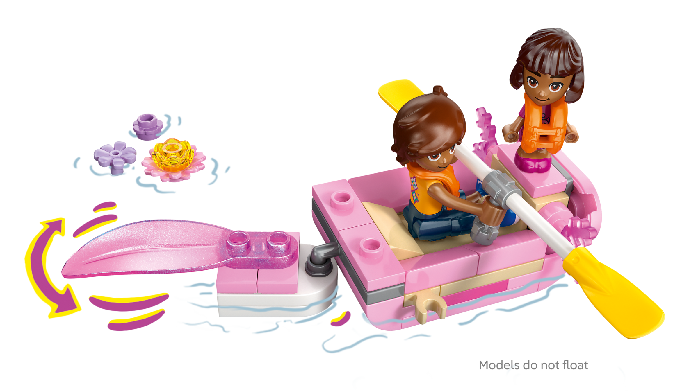 Yo Axolotl Adventure Boat 42681 | Friends | Buy online at the