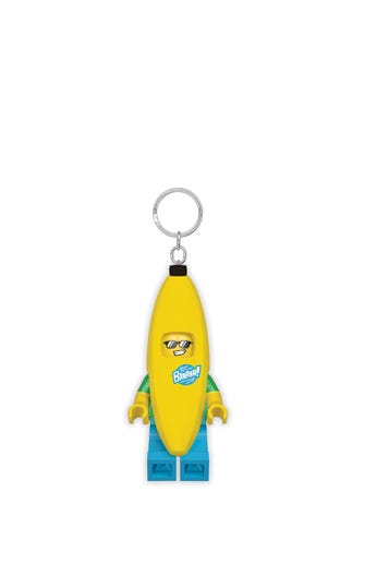 LEGO 5005706 - Bananfyr-nøglering med lys