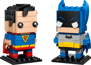 Figurines de Superman™ et Batman™ Âge d’or