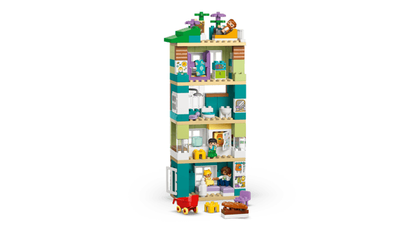 3 in 1 Modern Family House with Figures - Image 6