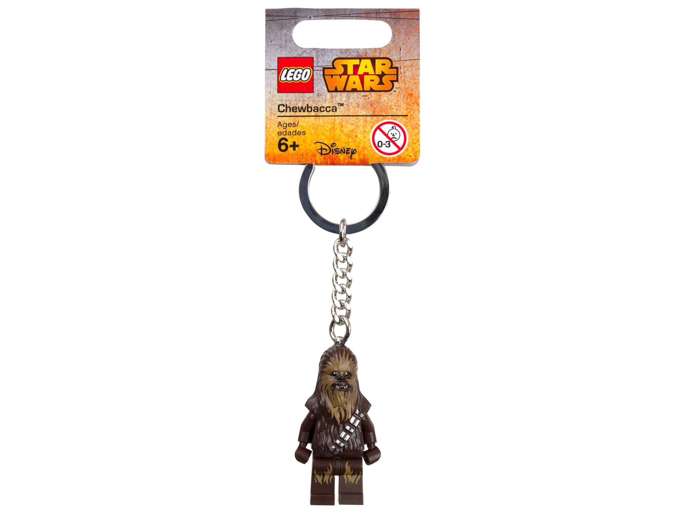 Lego Keychain Star Wars Chewbacca 853451 New 