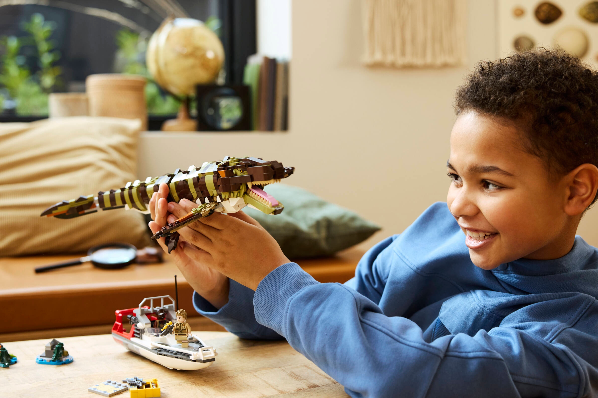 モササウルス組み立てモデル 調査船ミッション 76974 | ジュラシック