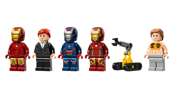 LEGO 76315 Le laboratoire d’Iron Man : la salle des armures — visuel 7 sur 8