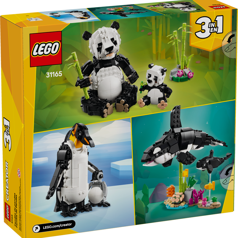 Wild Animals: Panda Family 31165 | Creator 3-in-1 | Buy online at Wild Animals: Panda Family 31165 | Creator 3-in-1 | Buy online at