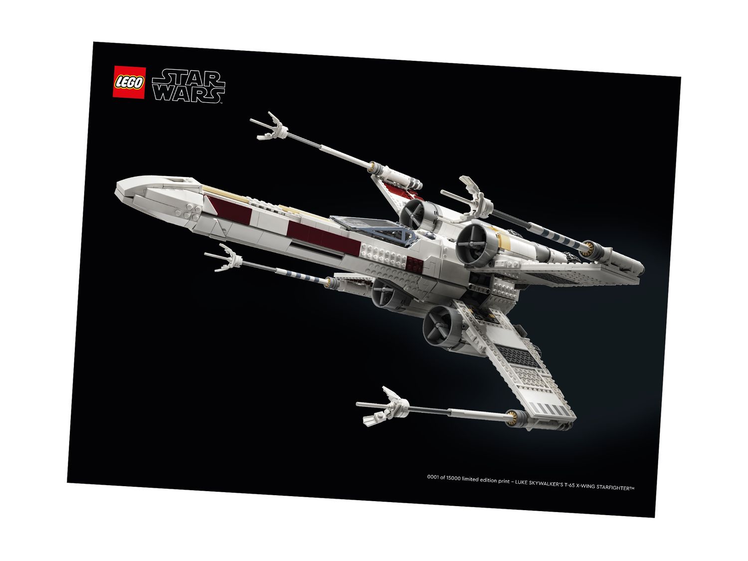 LEGO commercialise une affiche X-Wing comme objet de récompense