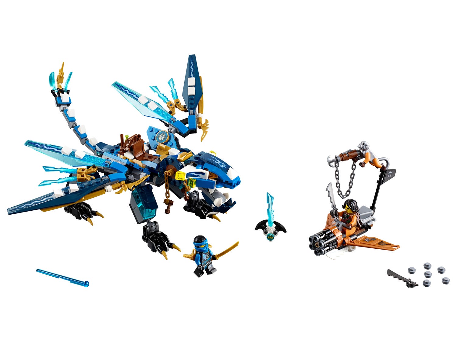 Jay's Elemental Dragon 70602 NINJAGO® Buy online at the