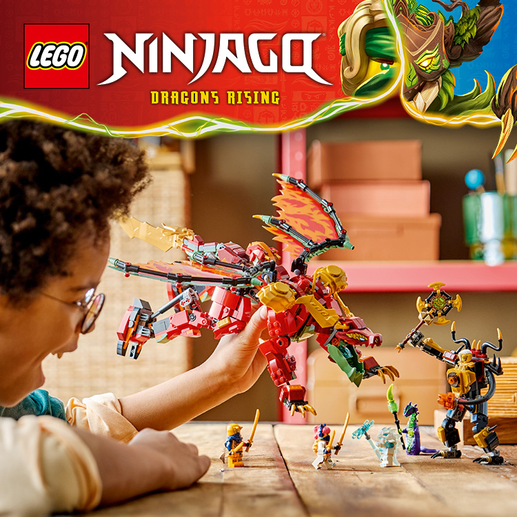 Wyldfyre's Transforming Dragon Mech 71868 | NINJAGO® | Buy online