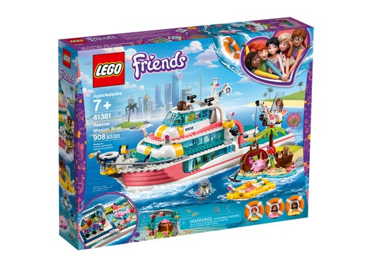 Rescue Mission Boat 41381 Friends Buy Online At The Official